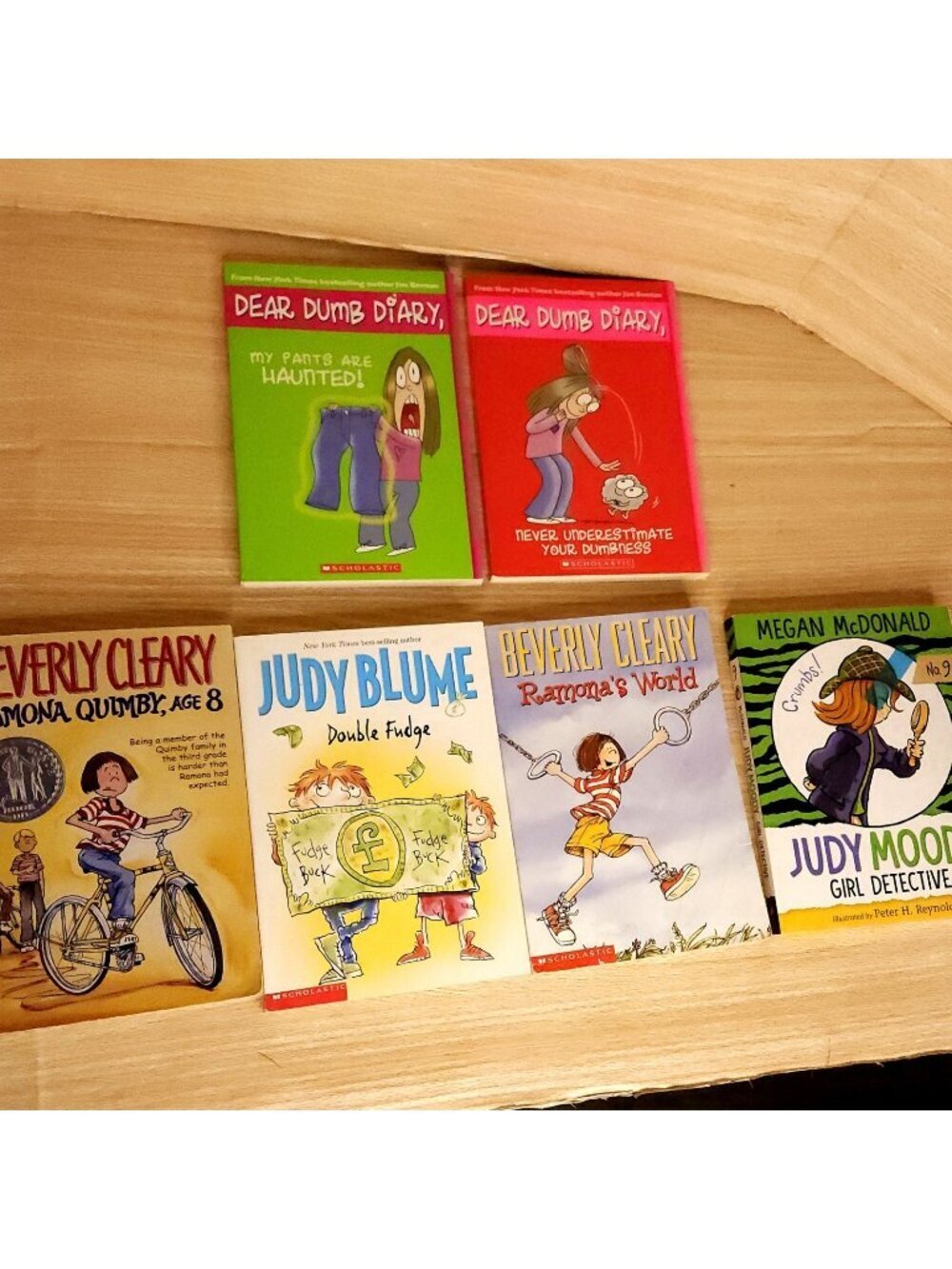 Girl's 6 Book Lot Bundle Age 8-9